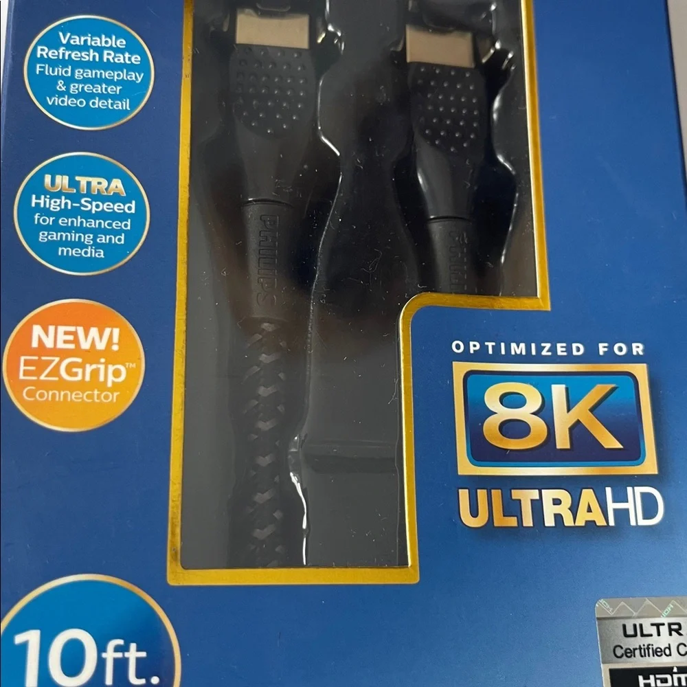 Philips 10ft (3m) HDMI 2.1 Ultra High-Speed Cable